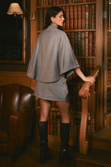 Alis Houndstooth Cape