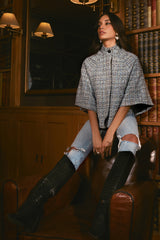 Love Me Hot Tweed Cape