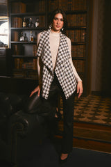 Pearl Sleeveless Tweed Jacket
