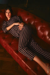 Leah Black & White Striped Co-Ord Set