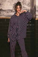 Leah Black & White Striped Co-Ord Set