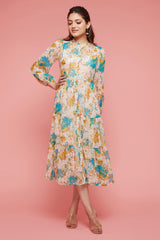 Long 3 Tier Long Dress