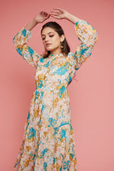 Long 3 Tier Long Dress