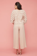 Pink Flared Pants