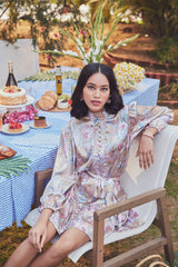 Olenna Satin Mini Dress