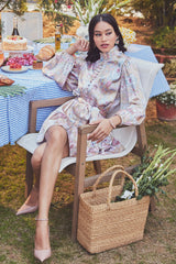 Olenna Satin Mini Dress