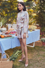 Olenna Satin Mini Dress