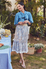 Aniya Tie-Up Denim Top