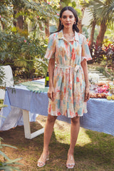 Viera Floral Shirt Dress
