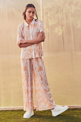 Lyna Mustard Tie-Dye Co-Ord Set