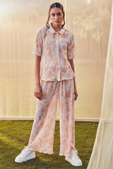 Lyna Mustard Tie-Dye Co-Ord Set