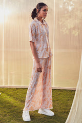 Lyna Mustard Tie-Dye Co-Ord Set