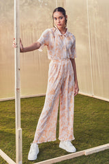 Lyna Mustard Tie-Dye Co-Ord Set