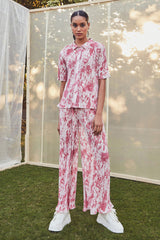 Lyna Pink Tie-Dye Pants