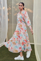 Viera Multicoloured Floral Maxi Dress