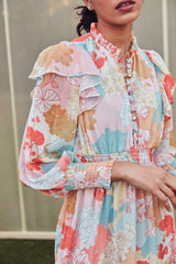 Viera Multicoloured Floral Maxi Dress