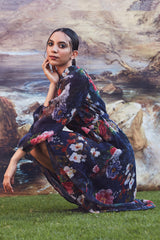 Neci Pleated Floral Dress