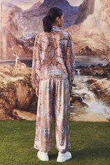 Wendall Chiffon Button-Down Shirt