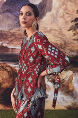 Kilim Pleated Co-ord Set