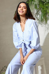 Gingham Flared Pants