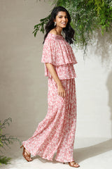 Off-Shoulder Pleated Top