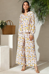 Pastel Pleated Co-ord Set