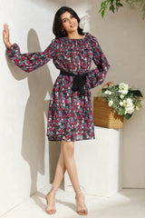 Dainty Pleated Dress