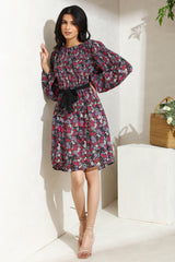 Dainty Pleated Dress