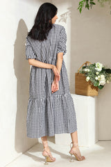Gingham Tiered Dress