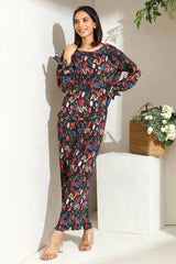 Floral Pleated Pants