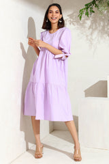 Lilac Tiered Dress