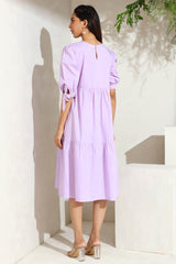 Lilac Tiered Dress