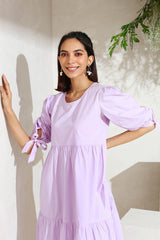 Lilac Tiered Dress