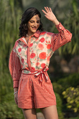 Annie Gingham Shorts