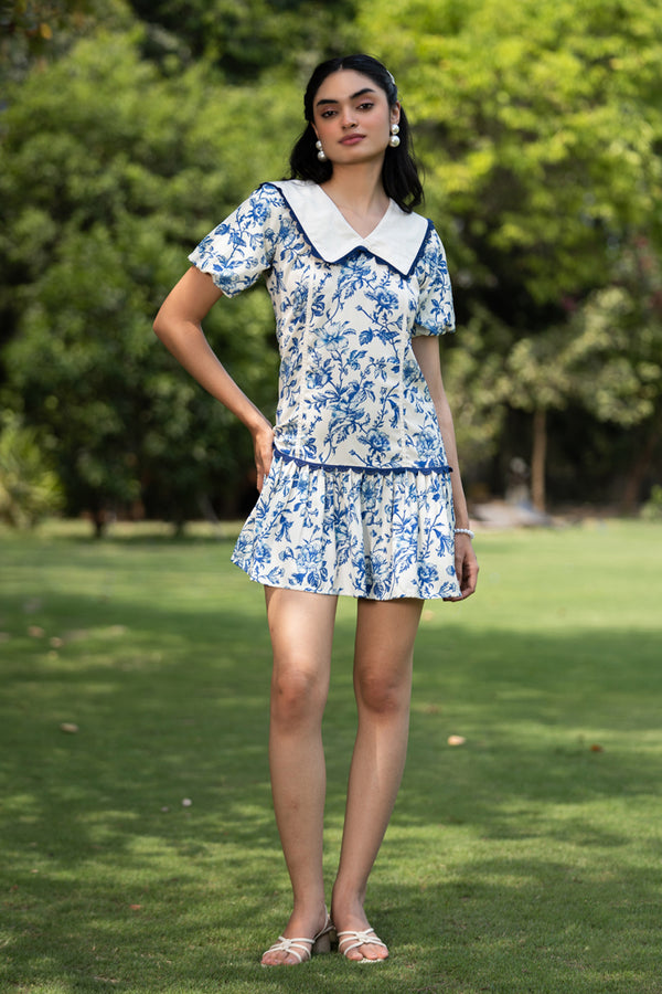 Aggie Floral Short Dress