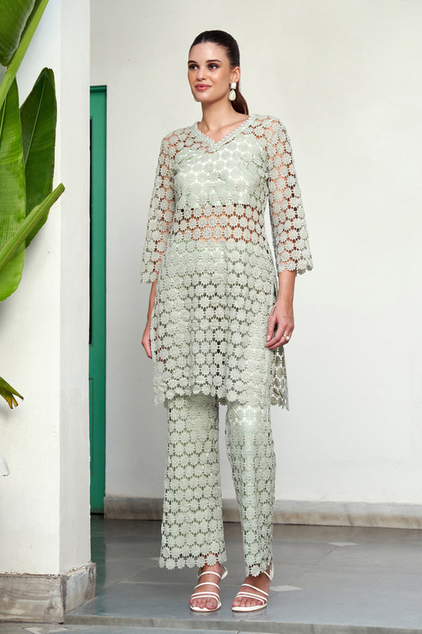 Fernelle Lace Kurta