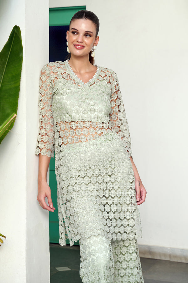 Fernelle Lace Kurta