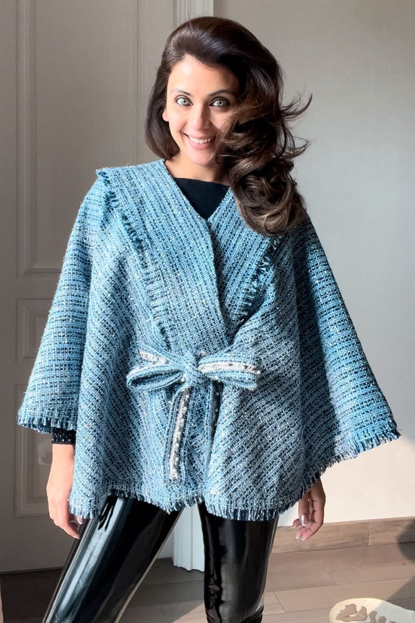 Nriti Shah In Our Elektra Tweed Cape