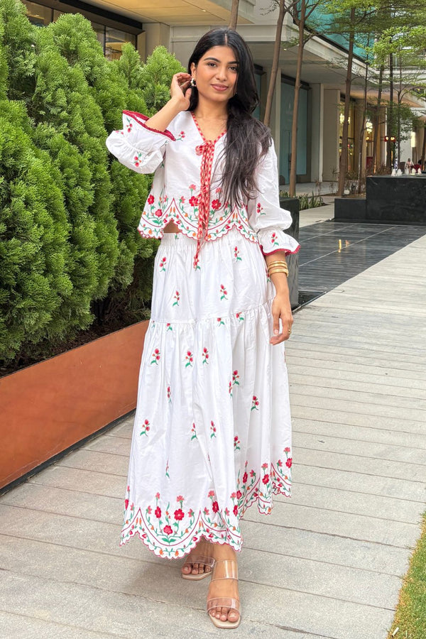 Luna Embroidered Co-ord Set