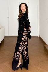 Smridhi Sibal In Our Black Pashmina Shawl Kaftan