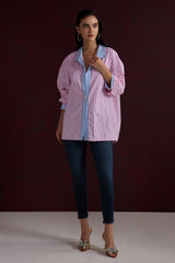 Rosé Stripe Shirt