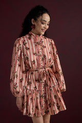 Rust Flora Mini Dress