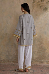 Azure Trim Kurta Set