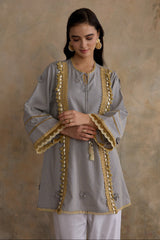 Azure Trim Kurta Set