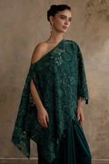 Verde Drape Skirt