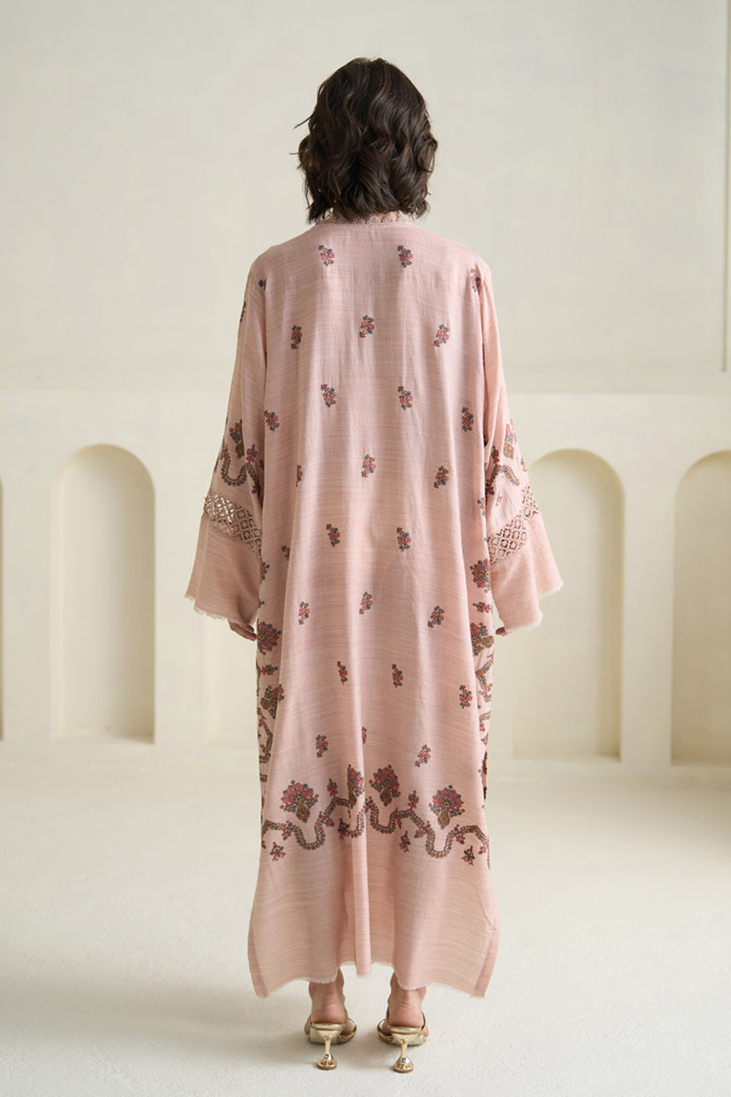 Pink Pashmina Kaftan