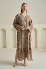 Beige Pashmina Kaftan