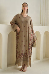 Beige Pashmina Kaftan