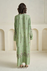 Green Pashmina Kaftan