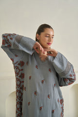 Blue Pashmina Kaftan